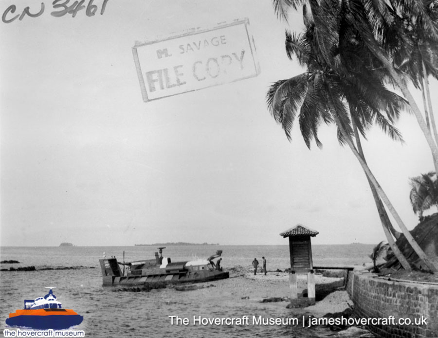 SRN6 in the Tropics -  (credit: The Hovercraft Museum Trust).